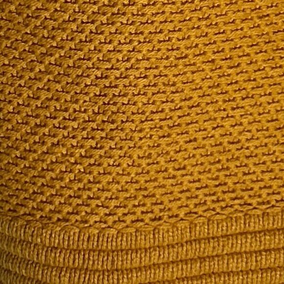 JM Collection SZ L Pumpkin color heavy knit sweater coat Comfy Warm Retro - Picture 9 of 9